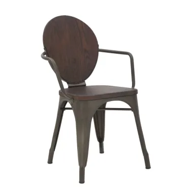 KRZESŁO HARLEM 54x51x83 cm ZESTAW 2 SZT (WYSOKOŚĆ SIEDZISKA 43 cm)